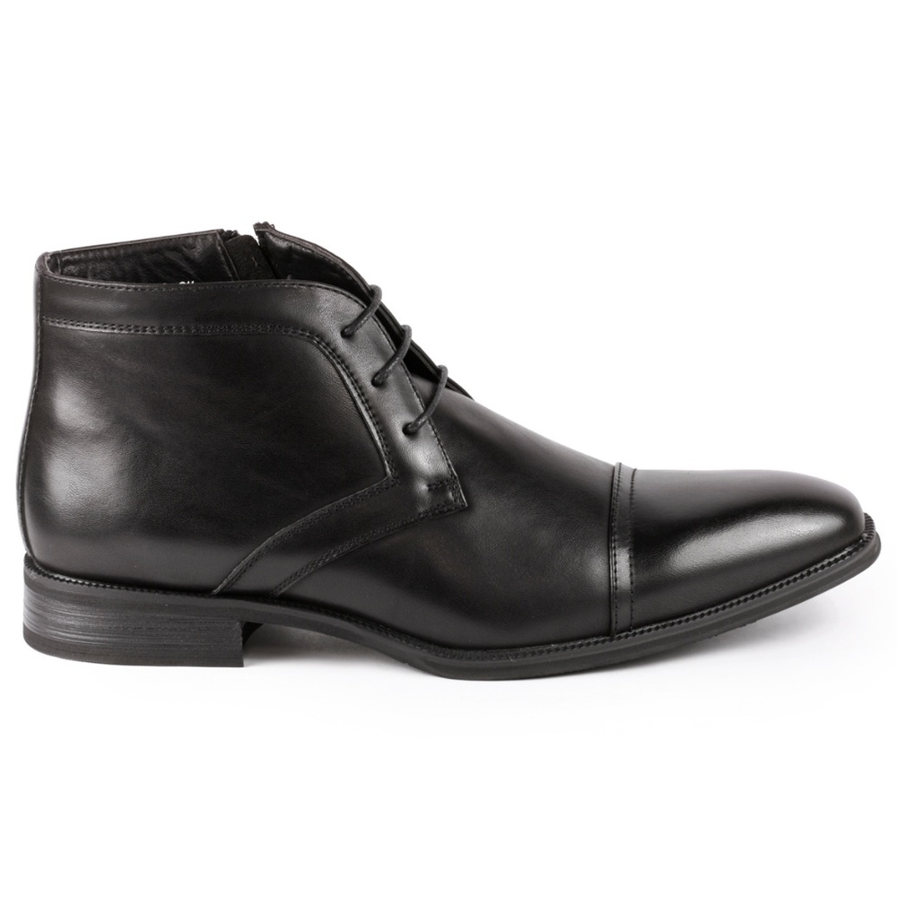 Metrocharm MC119 Black Men's Oxford Dress Boot - Picture 2 of 6